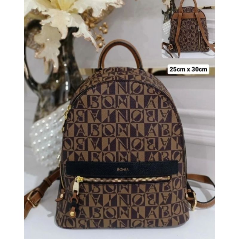 tas ransel bonia original backpack monogram M