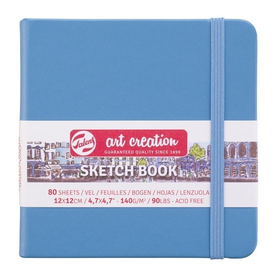 

talens art creation hardcover sketch book 12x12cm 140gsm - Putih