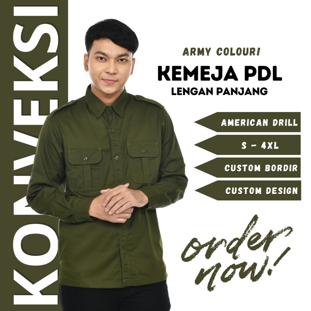 MR STAND BY ll - Baju Kemeja PDL Lengan Panjang Seragam Kerja Dinas Lapangan Outdoor Outdor Gunung K