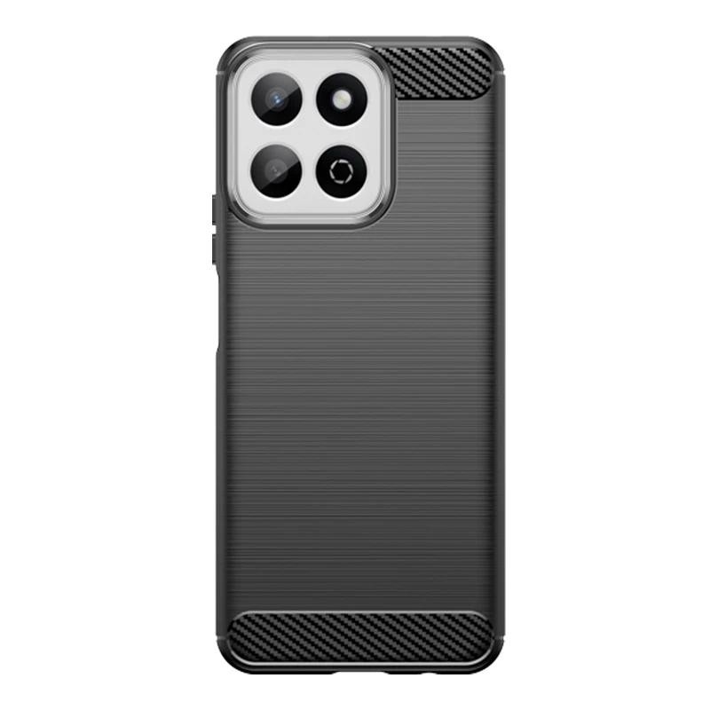 For Huawei Honor 200 Smart Case Carbon Fibre Soft Lens Protect Fall Prevention for Honor 200 Smart P