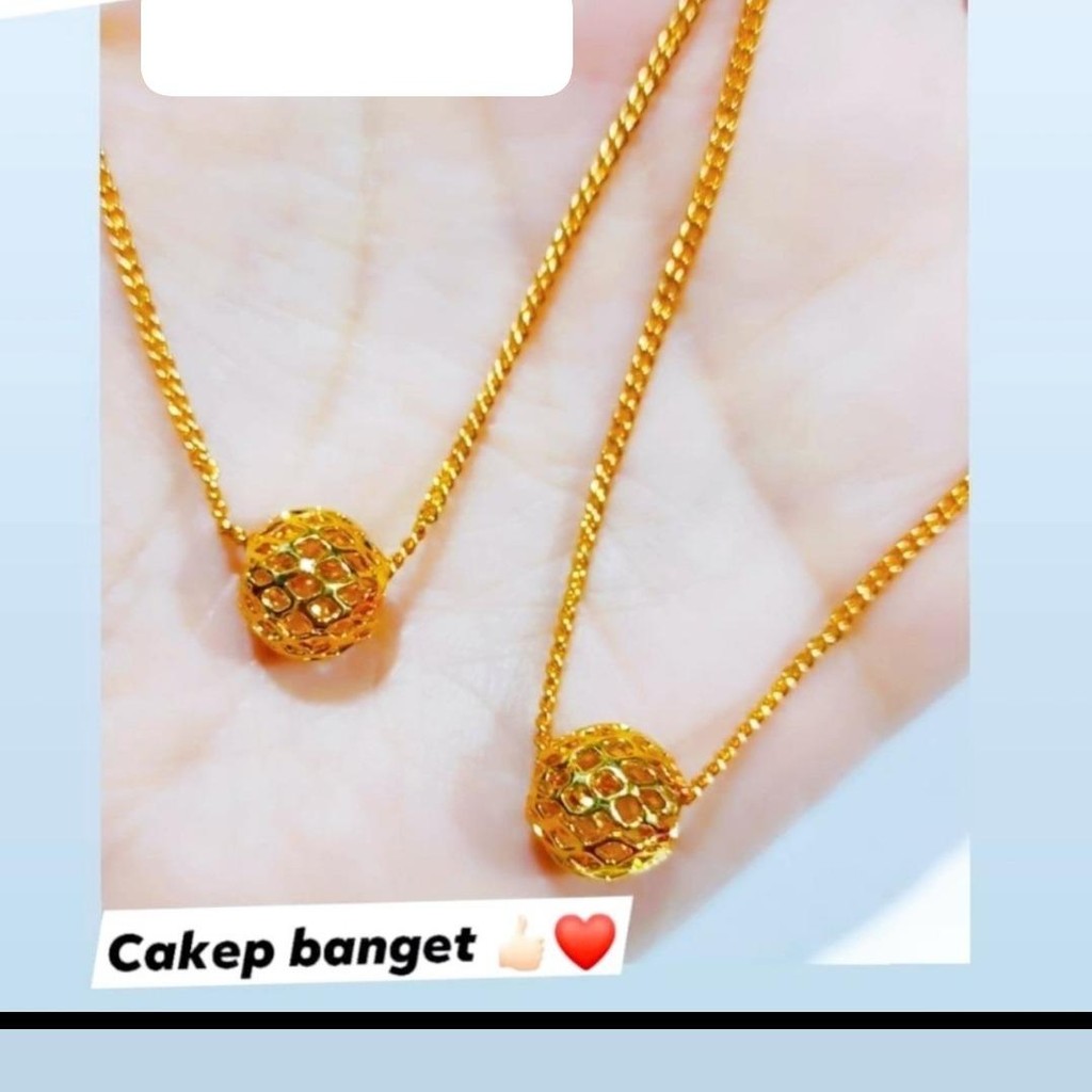 KALUNG BOLA KERAWANG ADA VIDEO DETAIL KLIK ETALASE,REAL DARI STOK PARISCOUNTER