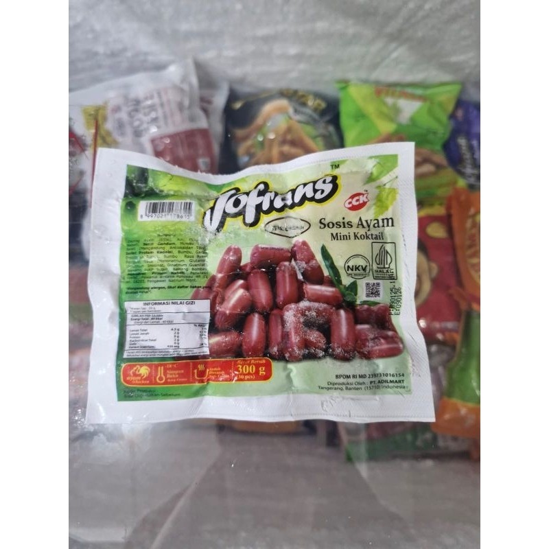 

Jofrans sosis mini 300g