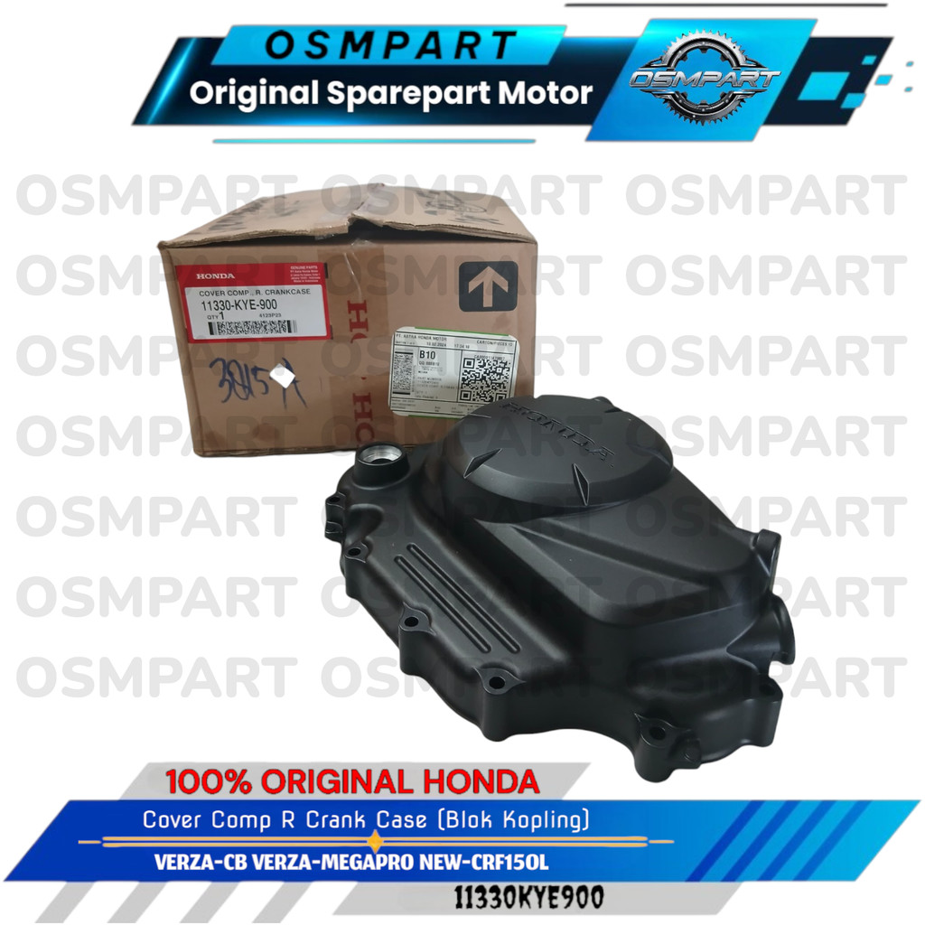 BAK BLOK KOPLING KANAN CRF 150 L CB VERZA 150 MEGAPRO MONO MONOSHOCK HONDA 11330KYE900 ORIGINAL