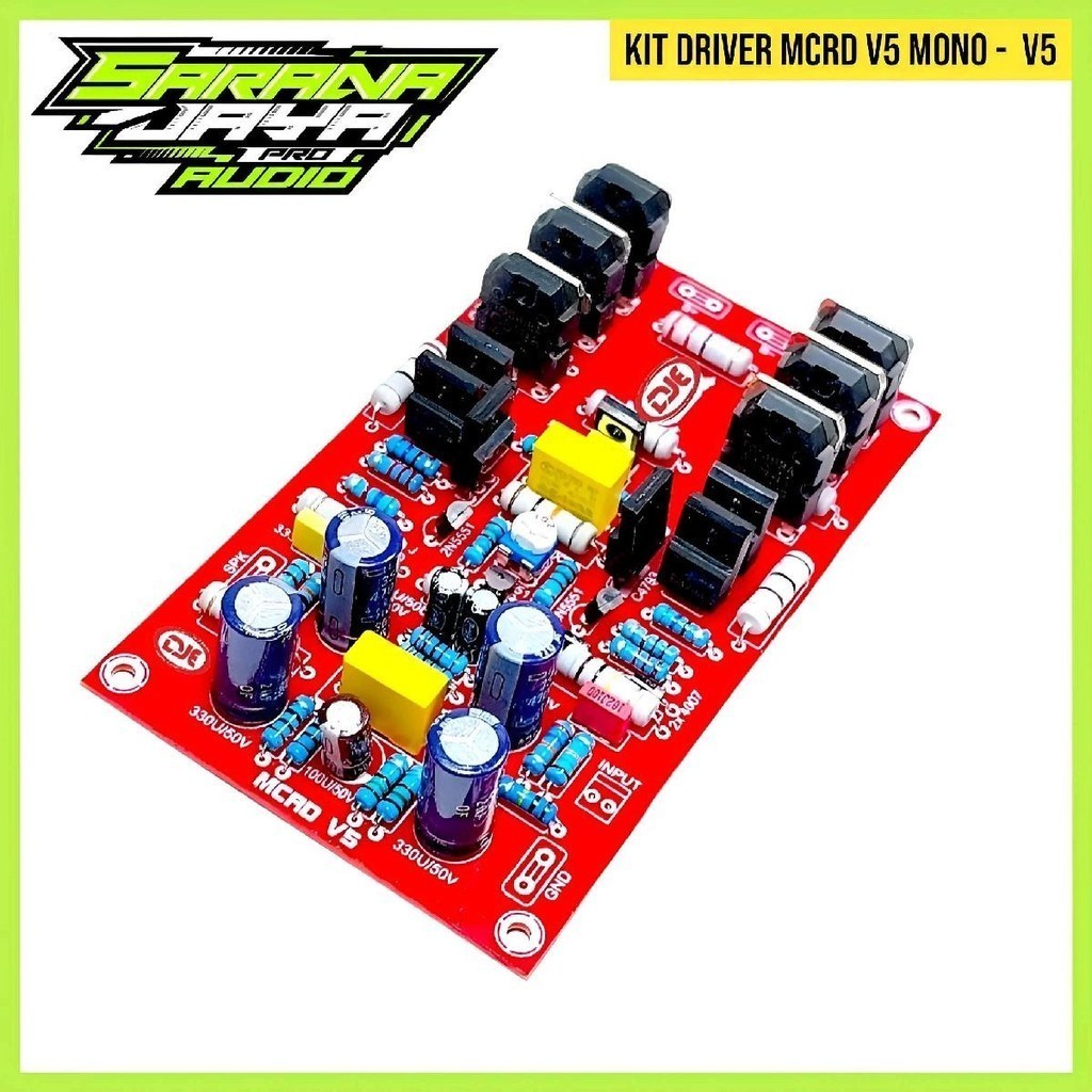 mcrd v5 sub low Untuk amplifier indor maupun oudor Subwoofer