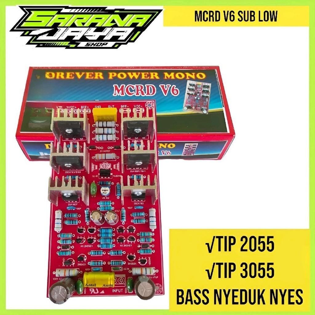 MCRD V6 SUB LOW V6 kompone high Untuk Panggung Amplifier Rumah