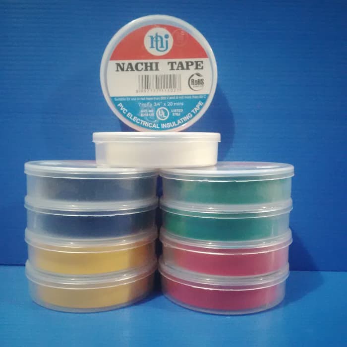 

ISOLASI PVC LISTRIK NACHI WARNA
