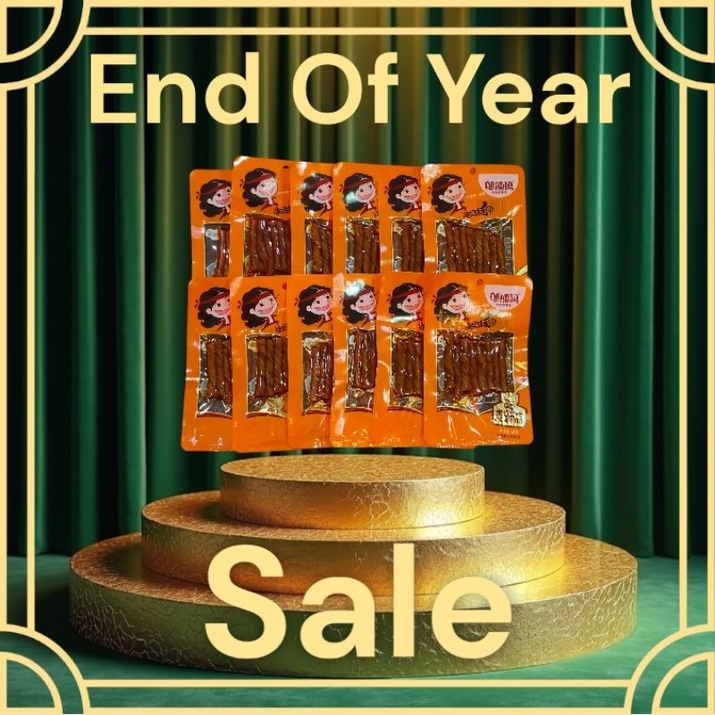 

Paket 10 pcs Aneka WLM Gluten spicy Tofu snack vegetarian cemilan china