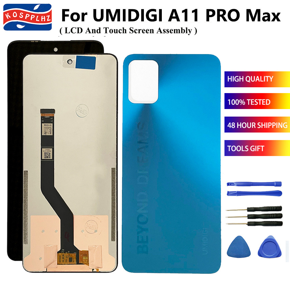 6.8" Guarantee Work For UMIDIGI A11 Pro Max LCD Display + Touch Screen Assembly Replacement For UMID