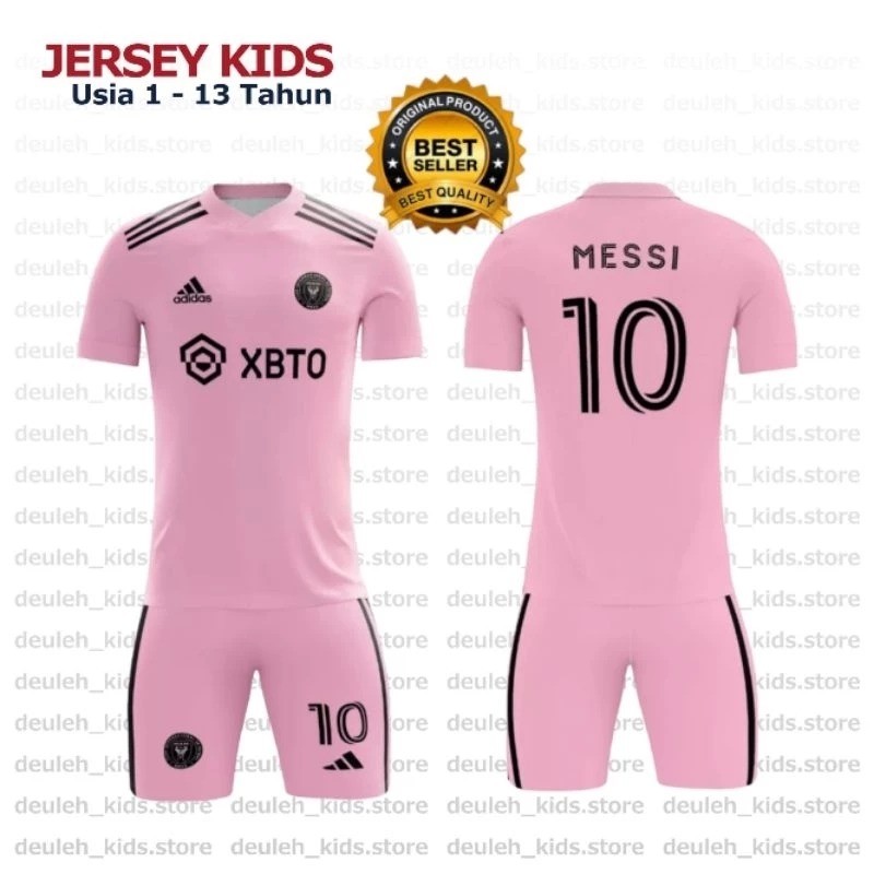 COD STELAN BAJU BOLA ANAK MESSI INTER MIAMI / JERSEY ANAK MESSI INTER MIAMI / STELAN BAJU BOLA ANAK 