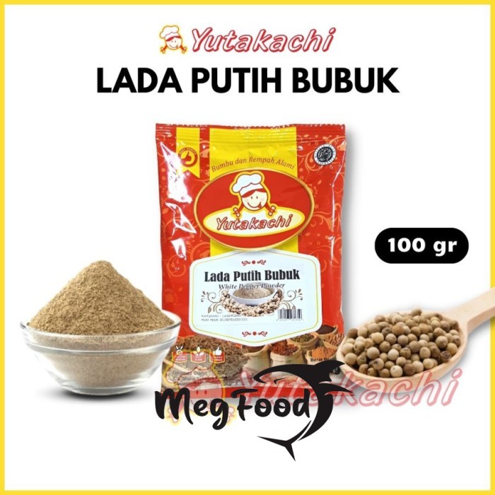

Lada Putih Bubuk Yutakachi White Pepper Powder - 100 Gram