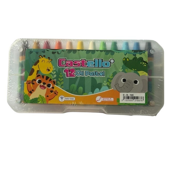 

krayon castello 12 warna / oil pastel castello 12 warna