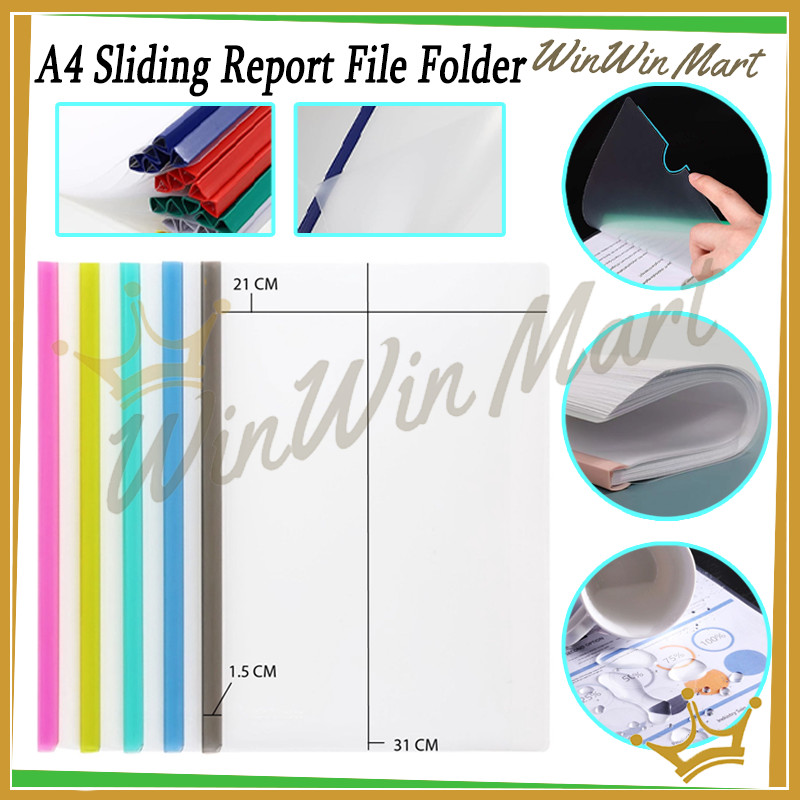 

A4 Sliding Report File Folder/Batang Tarik Folder File/Map Bisnis/ Map Plastik Folio