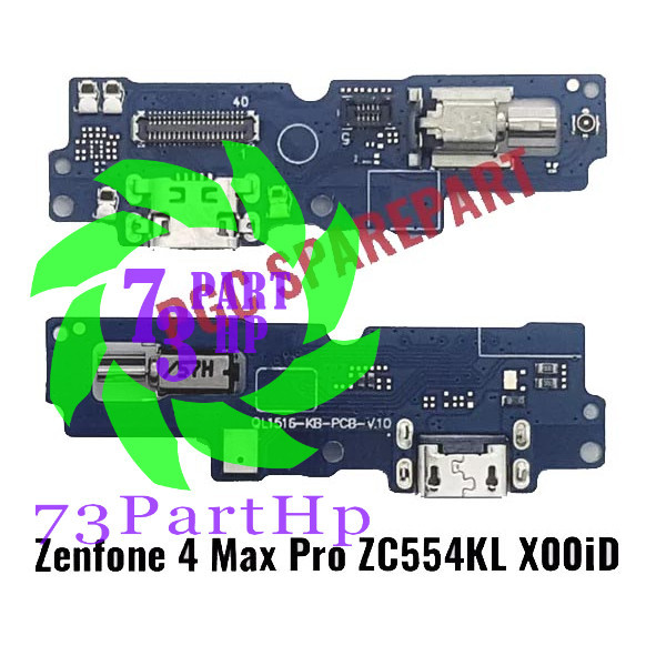 ORI Flexible Konektor Papan Charger + Mic + Vibrator Asus Zenfone 4 Max Pro / ZC554KL / X00LD - PCB 