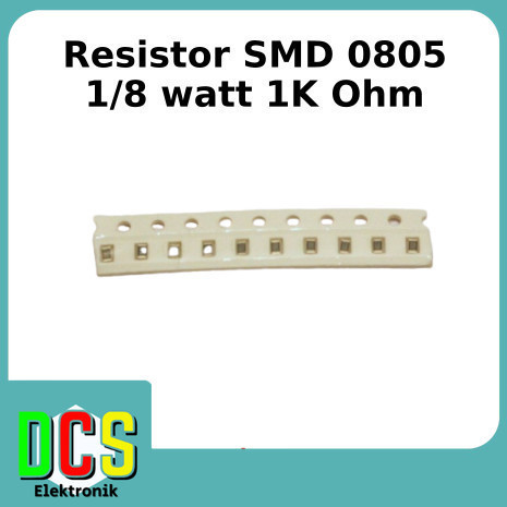Resistor SMD 0805 1K 1/8 watt