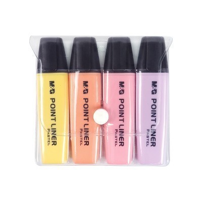 

M&G Highlighter Pastel Color set 4 Pcs / Stabillo Pastel Set 4 Warna Ahm21580