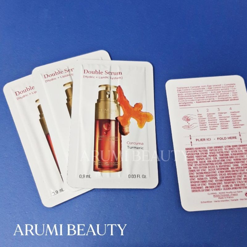 CLARINS DOUBLE SERUM SACHET SAMPLE