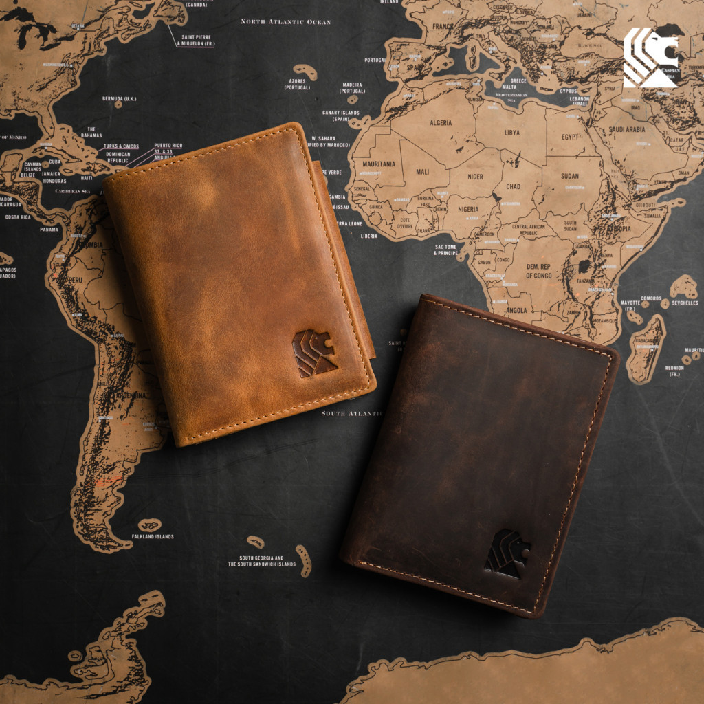 Dompet Pria Cowo Laki Cowok Aslan Walllet Kulit sapi asli crazy horse