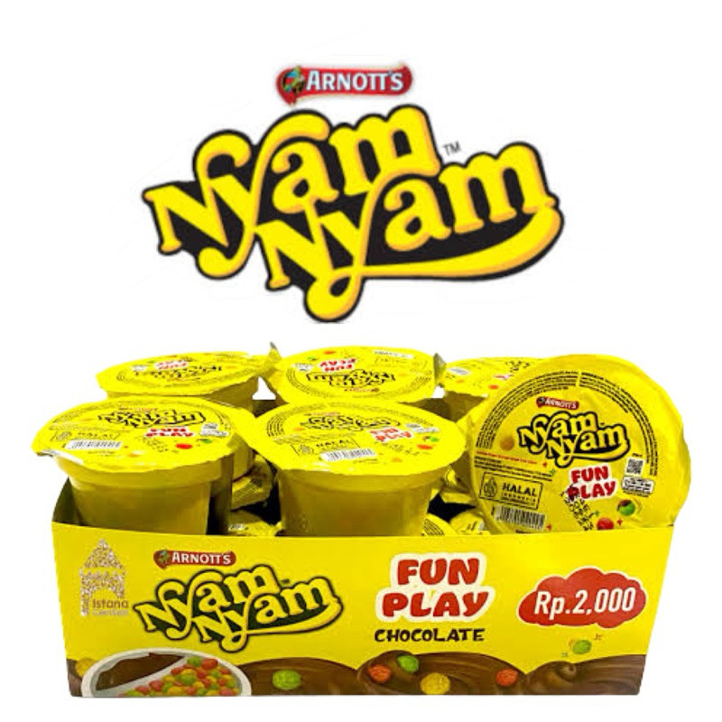 

Nyam Nyam Fun Play 1pack isi 12pcs