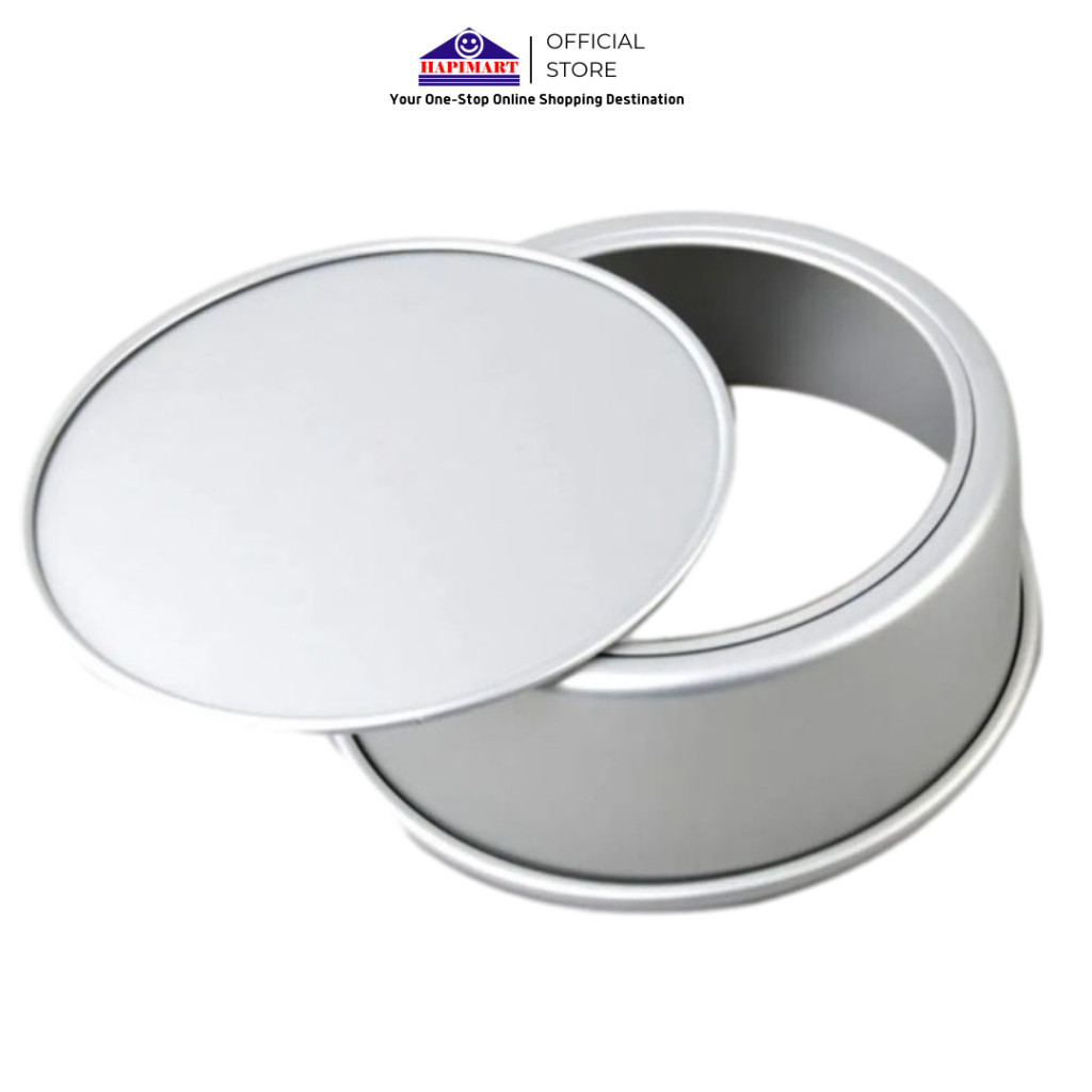 Loyang Bongkar Pasang Bulat Stainless Loyang Bongpas Stainless Steel Tebal Round Cake Bulat Kue Chif