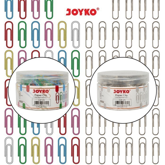 

Paper Clip Klip Penjepit Kertas Joyko CLIP-474 ~ 475