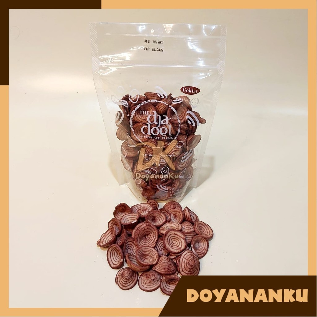 

Kuping Gajah Premium Contong Coklat Mr Djadoel