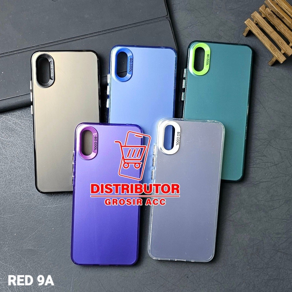 Distributor Acc REDMI 9A CASE IMD Softcase PLATE HOLOGRAM CASE SOCOOL REDMI 9A HYBRID