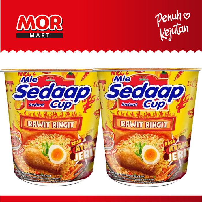 

Beli 2 Lebih Murah - SEDAAP Mie Cup Ayam Jerit Rawit Bingit 75gr