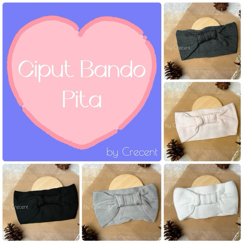 Ciput Rajut Bando Bandana Pita Karet Inner Dalaman Hijab Jilbab Kerudung Premium Original Murah