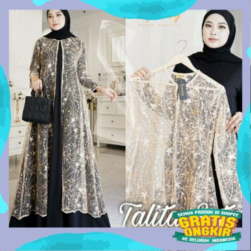 SET TALITA GAMIS + OUTER TILLE NO PASMINA/pink fanta