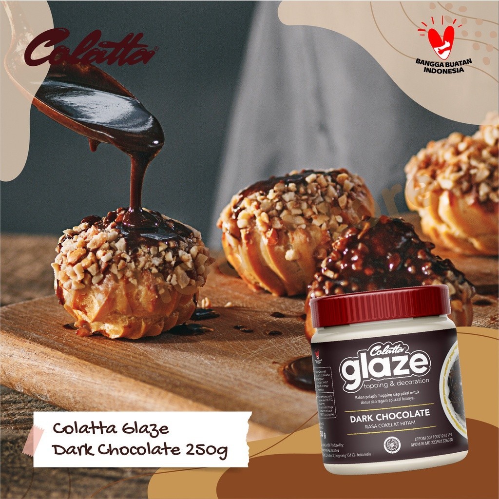 

Colatta Glaze Dark 250g I BelanjaBJM