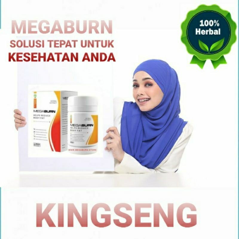 MEGABURN SPECIALIS OBAT PELANGSING BADAN 100% HERBAL ALAMI | MEGABURN ASLI | MEGABURN ORIGINAL