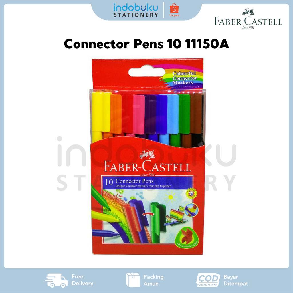 

Connector Pens 10 Faber-Castell Spidol Warna Faber-Castell 11150A