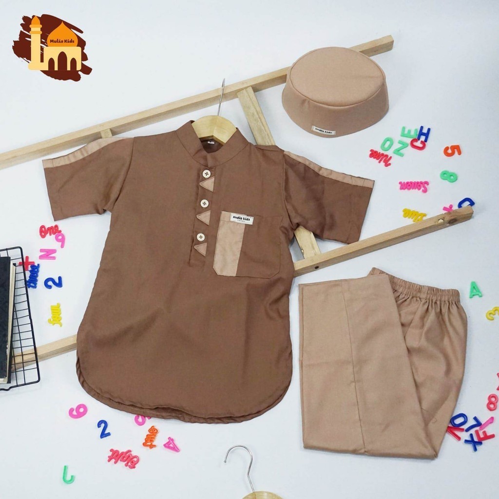KOKO ANAK LAKI-LAKI / BAJU MUSLIM KOKO TOYOBO PREMIUM / SETELAN KOKO ANAK POLOS /  KOKO ANAK LAKI-LA