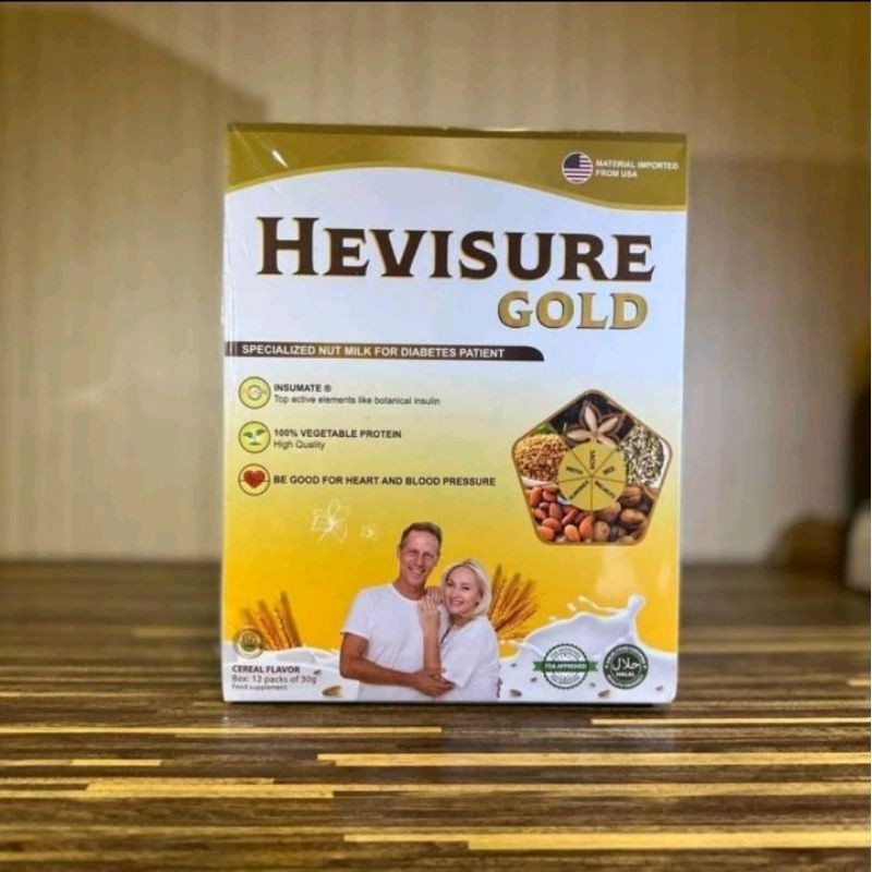 

HEVISURE GOLD MILK Susu Original obat Atasi diabetes kencing manis kadar gula rendah
