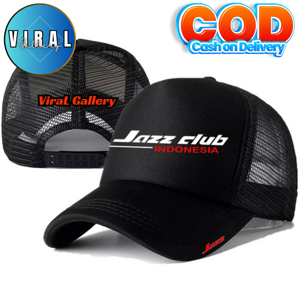 ViraL Gallery Topi Trucker HONDA JAZZ - Topi Distro HONDA JAZZ Logo - Topi HONDA JAZZ Premium - Topi