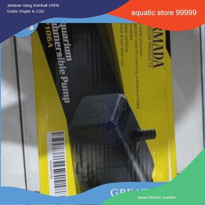 aquarium ikan pompa celup water pump armada SP 106 A