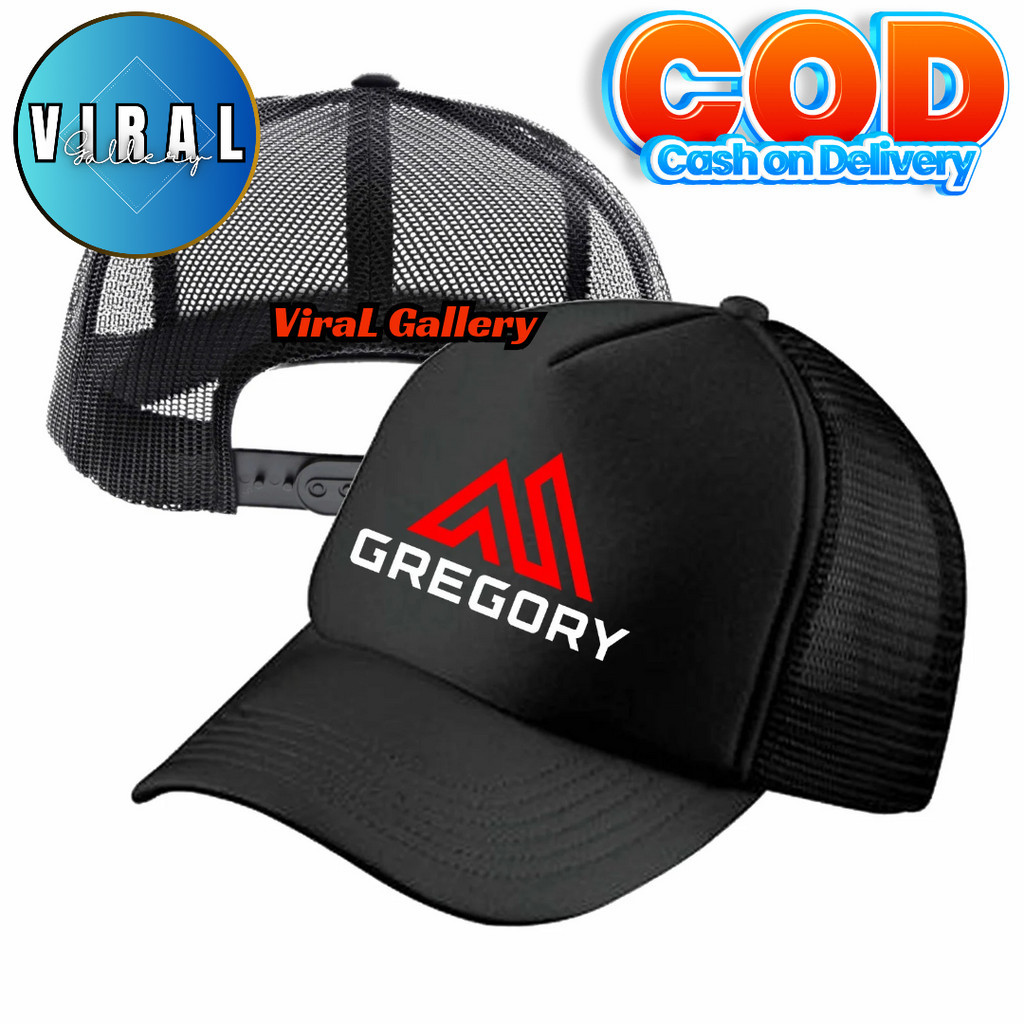 ViraL Gallery Topi Trucker GREGORY - Topi Distro GREGORY Logo - Topi GREGORY Premium - Topi Pria Dew