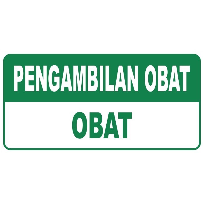 

akrilik Pengambilan Obat Apotek / Klinik / Stiker rumah sakit akrilik