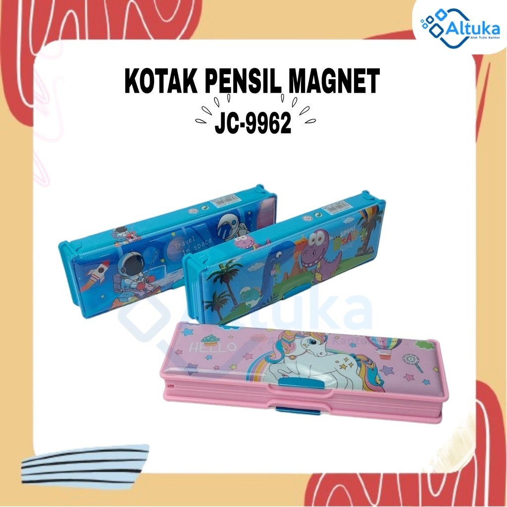

Kotak Pensil Magnet Funcy Motif / Tempat Pensil Magnet Funcy