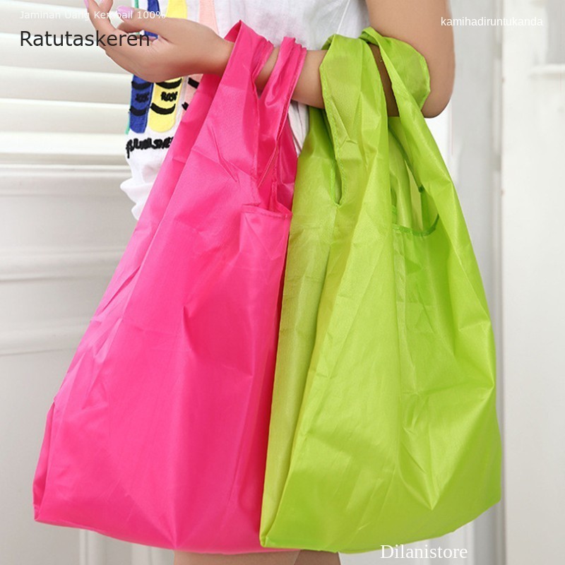 Tas Belanja Lipat RIK HL0073 Kantong Jinjing Ramah Lingkungan Bagcu Shopping Bag Keren