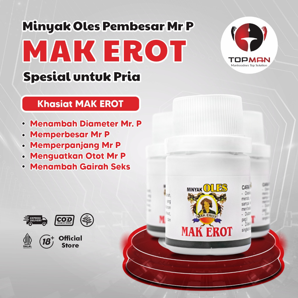 Minyak Mak erot Mak Urut 100% Asli Original minyak pembesar penis obat pembesar kelamin pria pembesa