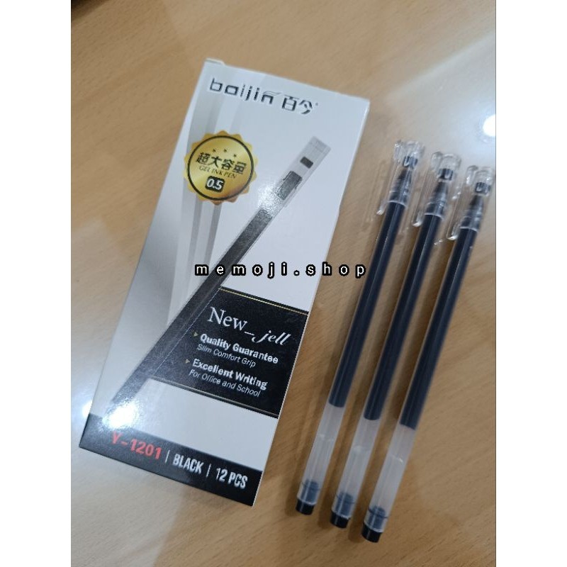 

Pulpen Gel 0.5mm Big Refill (12pc)