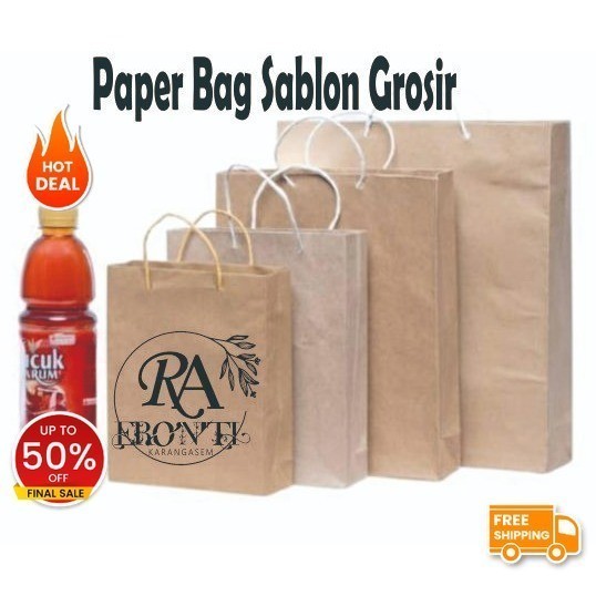 

[ALL SIZE] PAPER BAG CUSTOM SABLON JUMBO / PAPER BAG KADO / PAPERBAG SOUVENIR