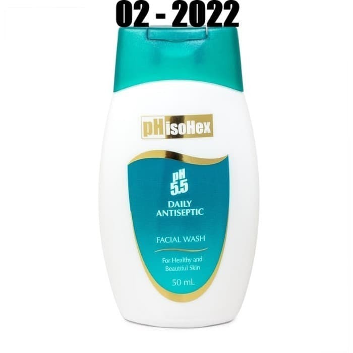 PHISOHEX PH 5.5 DAILY ANTISEPTIC FACIAL WASH 50 ML