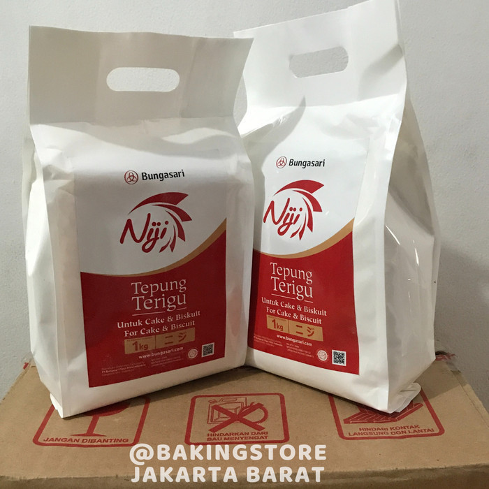 

Niji Tepung Terigu Bungasari 1 kg - untuk cake / biskuit