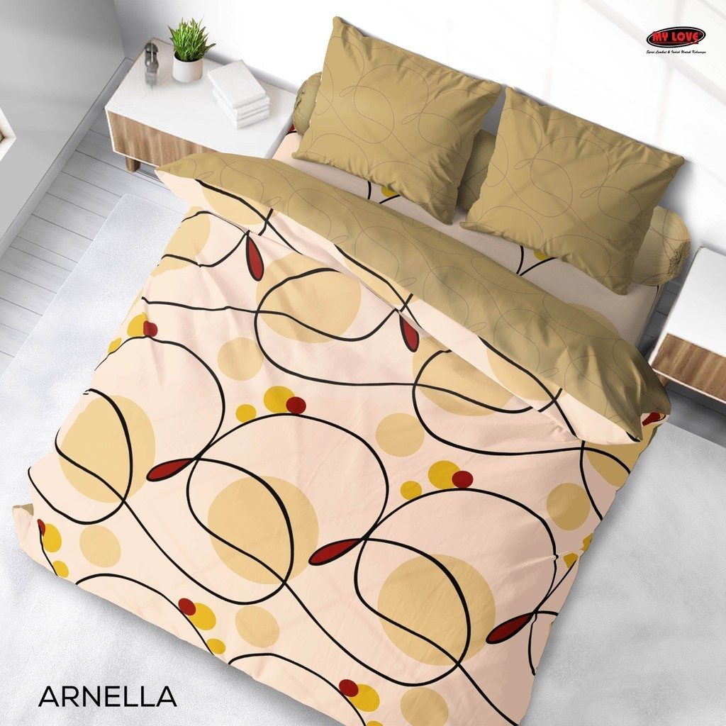ALL NEW MY LOVE Bed Cover King Fitted 180x200 Arnella