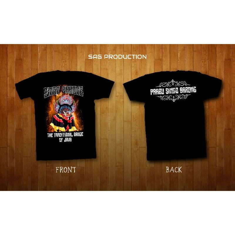 kaos singo barong / barongan / caplokan / jaranan