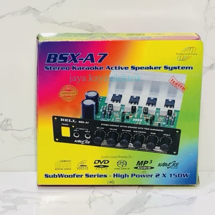 Kit Power Speker Active BSX - A7 2 x 150W