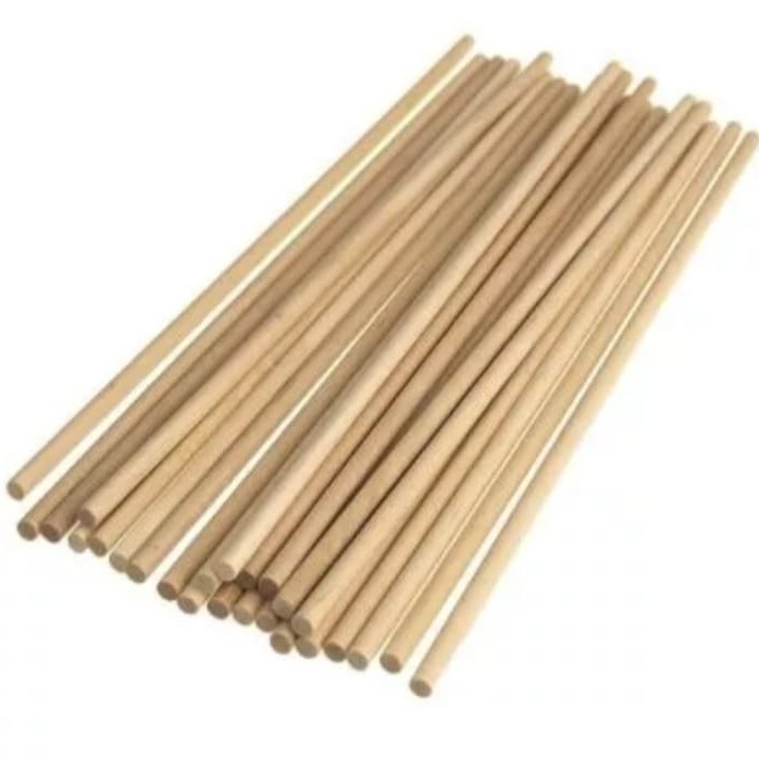 Kayu dowel-Kayu mecrame Diameter 2cm panjang 70cm