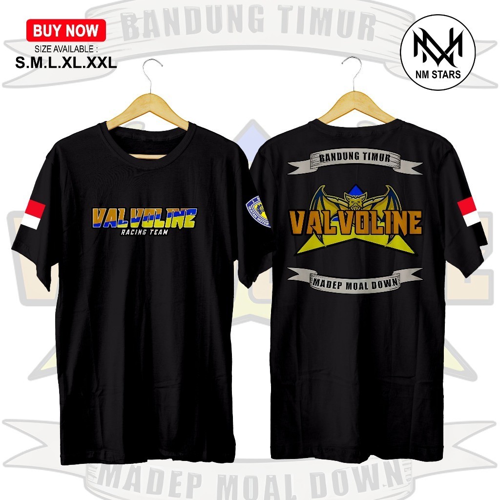 Kaos Valvoline Kaos Brigez Indonesia Terbaru - Baju komunitas Motor Indonesia - Kaos Ormas - Kaos Ke